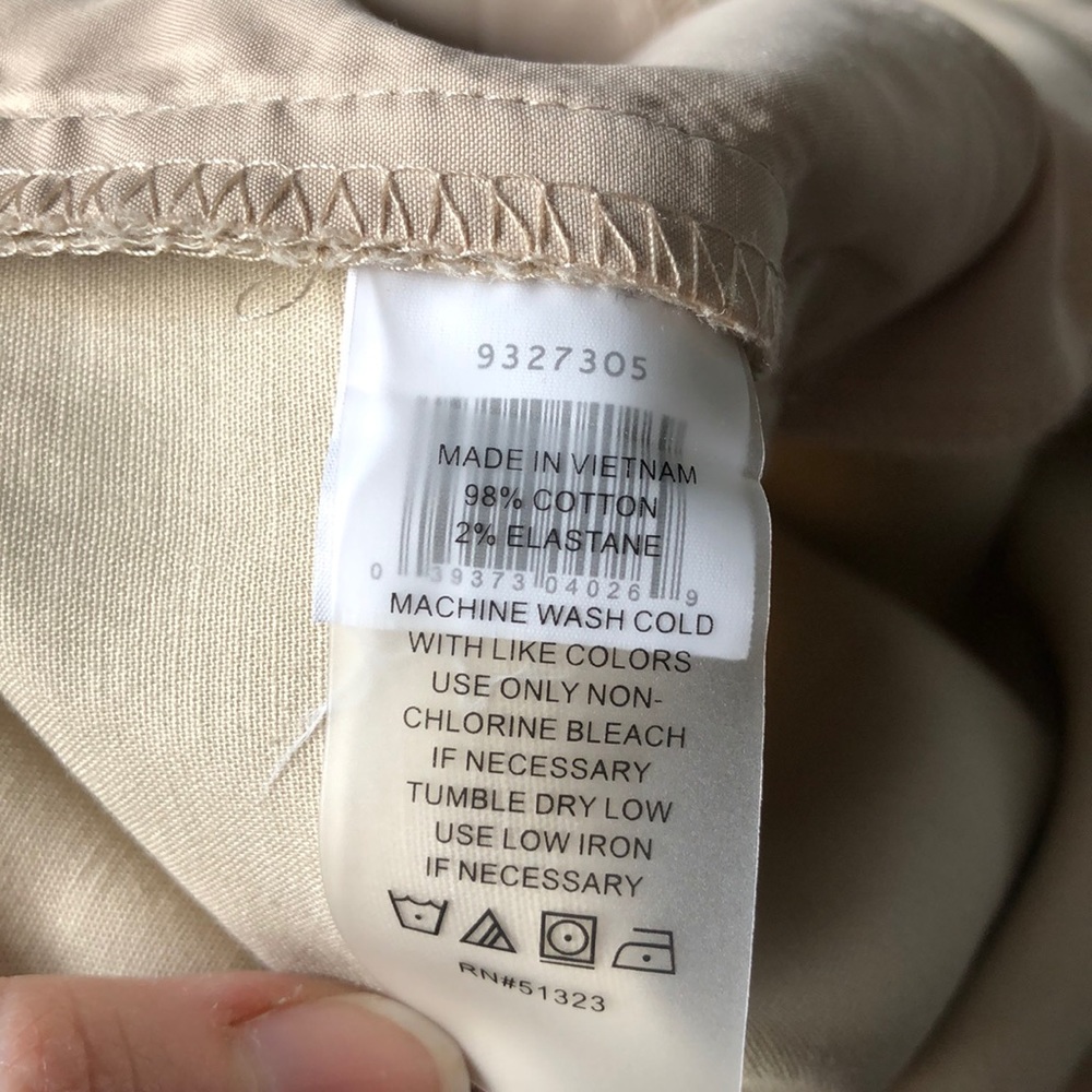 VINCE CAMUTO CREAM CASUAL PANTS - Picture 10 of 10
